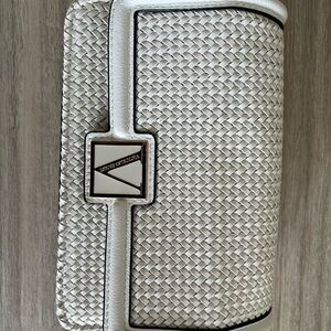 Victoria's Secret White Textured Clutch